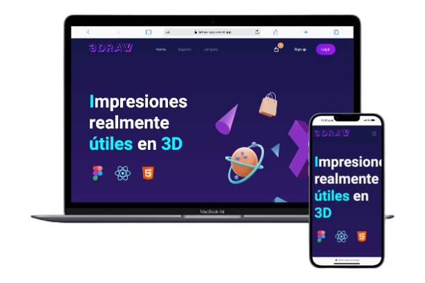 App 3Draw E-commerce